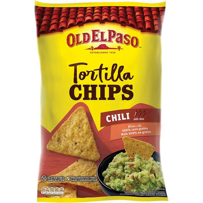Old el Paso Tortilla Chips Chily glutenfrei Mexican Style gluten free