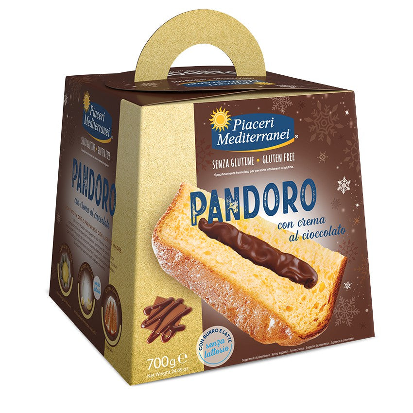 Piaceri Mediterranei Pandoro Crema Cioccolato glutenfrei Panettone