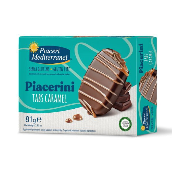 Piaceri Mediterranei Piacerini Tabs Caramel Waffeln glutenfrei Italien