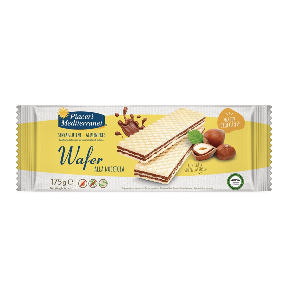 Piaceri Mediterranei Wafer alla Nocciola Haselnusswaffeln glutenfrei