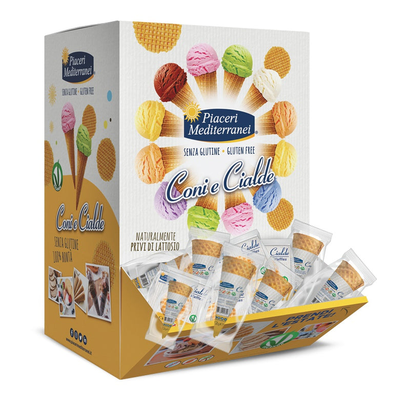 Piaceri Mediterranei Cono Gelato Eistüten Eiswaffeln glutenfrei vegan – easyglutenfree.shop