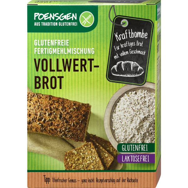 Poensgen Diätbäckerei Fertigmehlmischung Vollwertbrot glutenfrei vegan