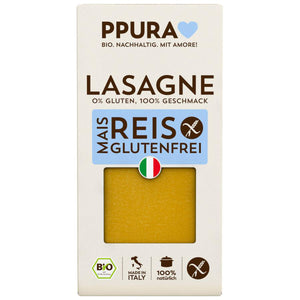 Ppura Lasagne Mais Reis Lasagneplatten glutenfrei weizenfrei bio vegan