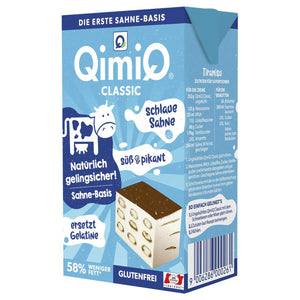 QimiQ Classic Sahne Basis glutenfrei zum backen ersetzt Gelantine