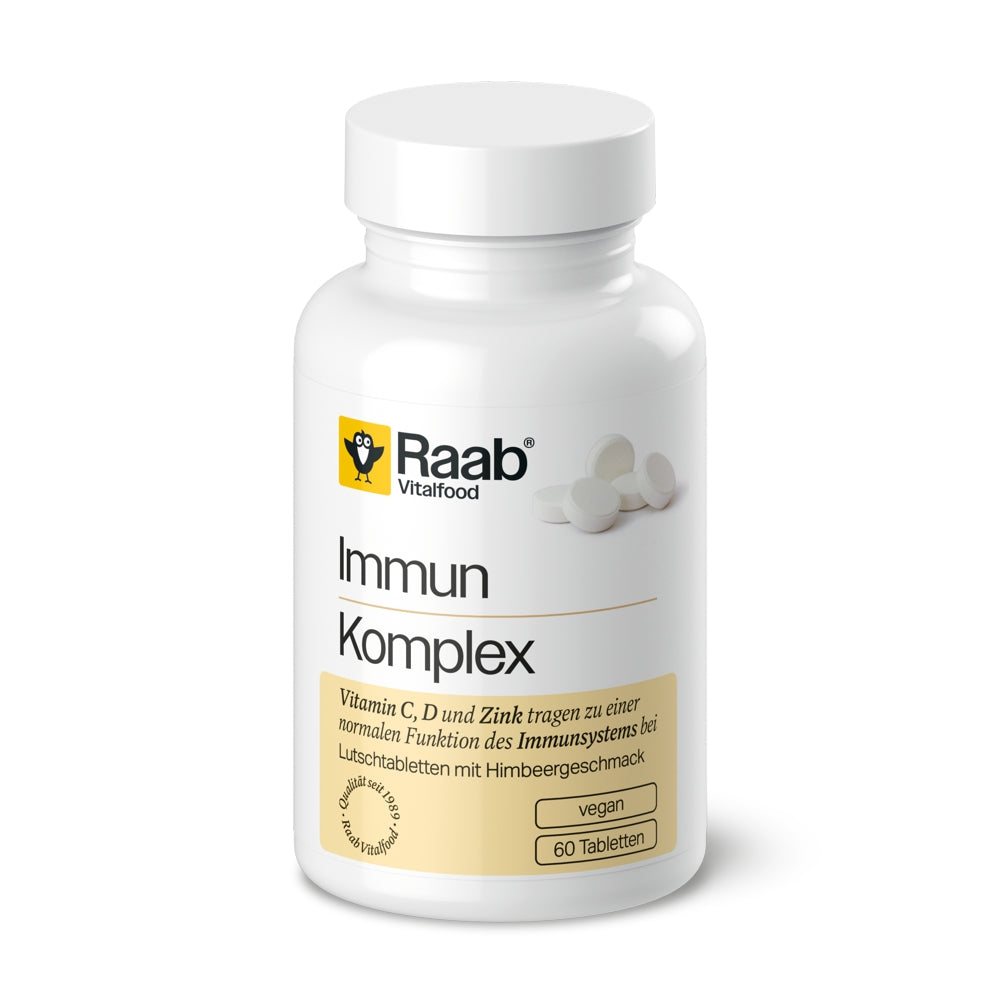 Raab Immun Komplex Lutschtabletten Nahrungsergänzung glutenfrei weizenfrei vegan