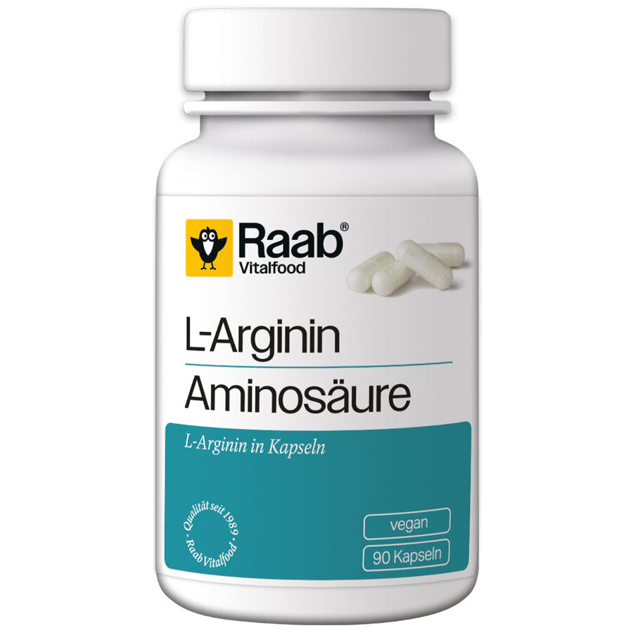 Raab Vitalfood L-Arginin Aminosäure Kapseln glutenfrei vegan