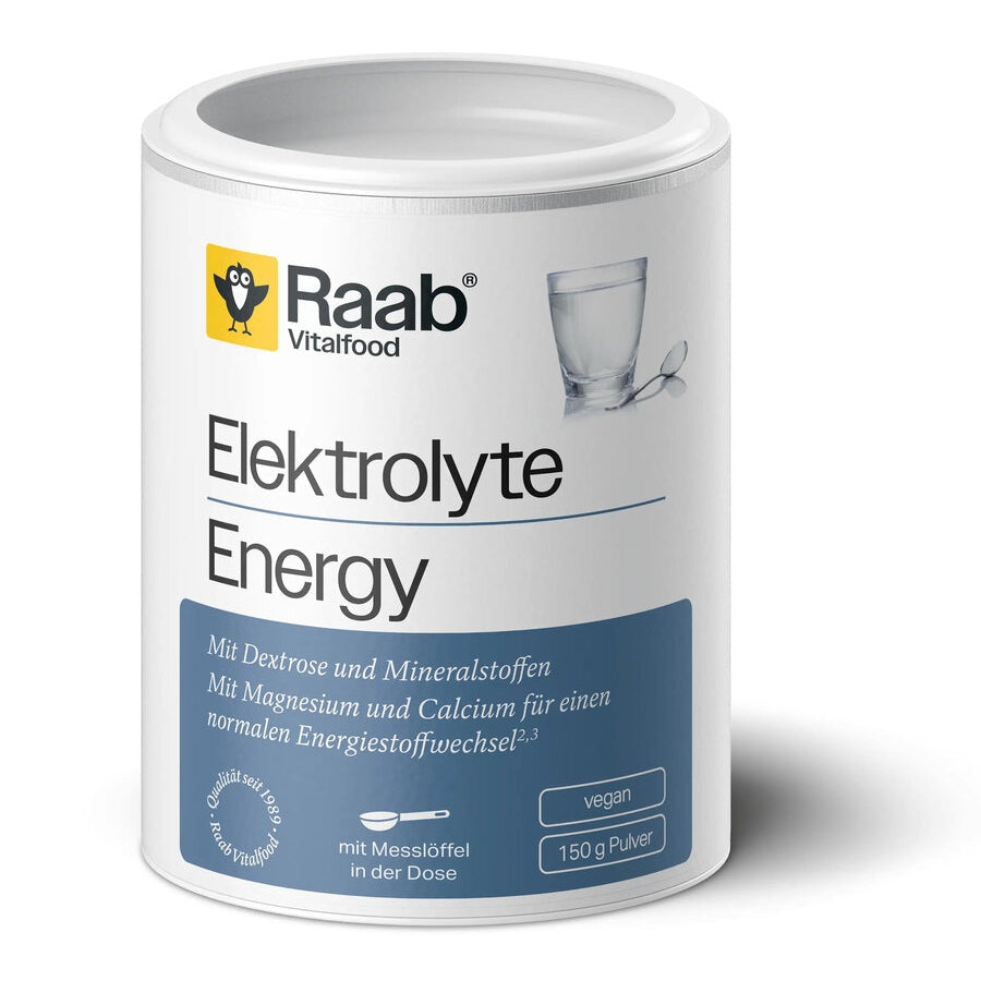 Raab Vitalfood Elektrolyte Energy Pulver glutenfrei Nahrungsergänzung