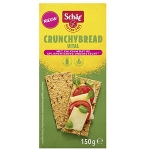 Schär Crunchybread Vital mit Calcium Knäckebrot glutenfrei weizenfrei