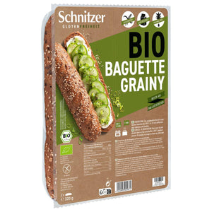 Schnitzer Baguette Grainy Gebäck glutenfrei weizenfrei bio