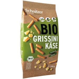 Schnitzer Grissini Käse Cheese Snack glutenfrei weizenfrei bio