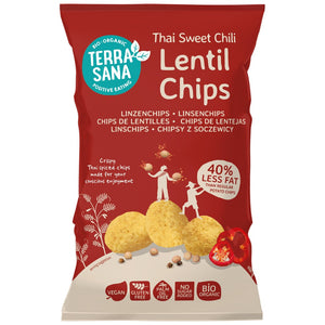 Terrasana Linsenchips Thai Sweet Chili glutenfrei Snack weizenfrei bio