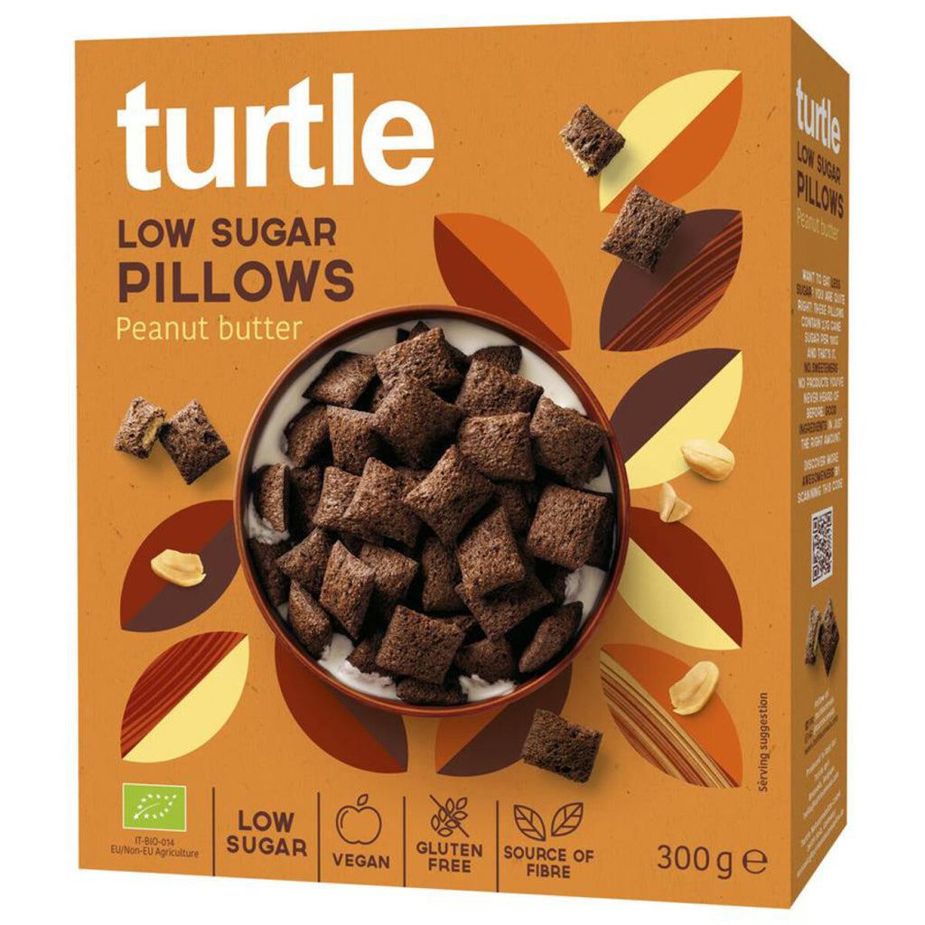 Turtle Erdnusskissen Zuckerarm glutenfrei weizenfrei bio vegan