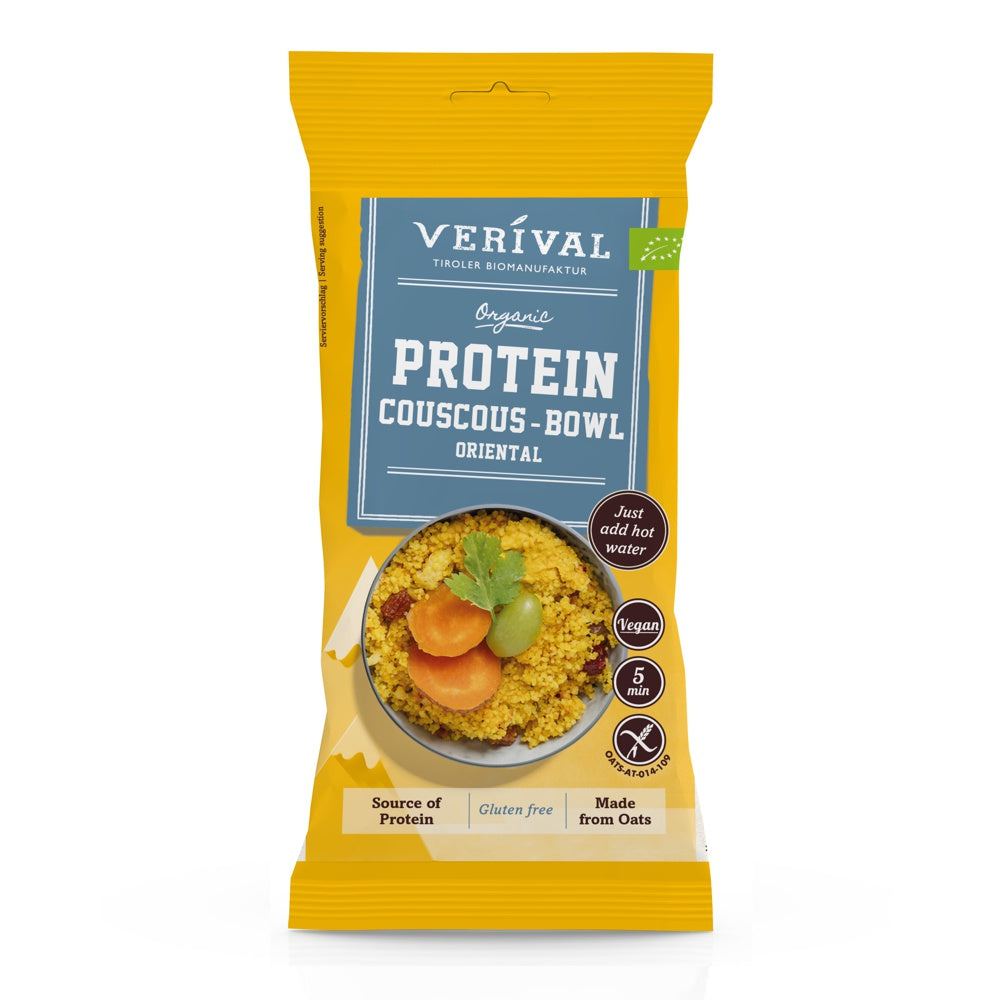 Verival Protein Couscous Bowl Oriental glutenfrei bio vegan Zöliakie