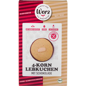 4-Korn Lebkuchen mit Schokolade