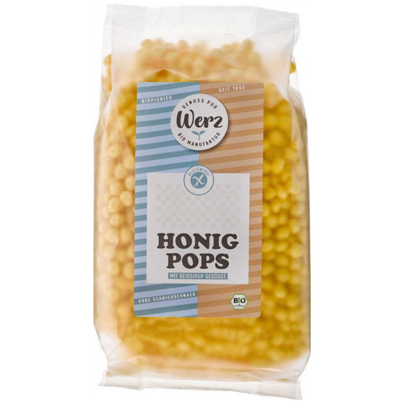 Werz Honig Pops glutenfrei weizenfrei bio Frühstücksflocken Zöliakie