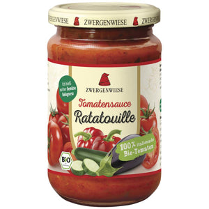 Zwergenwiese Tomatensauce Ratatouille Gemüse Bolognese glutenfrei weizenfrei bio