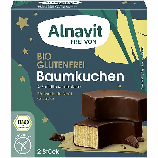 Alnavit Baumkuchen glutenfrei weizenfrei Weihnachten Advent 