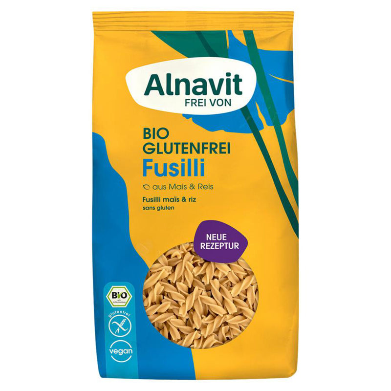 Alnavit Fusilli Pasta Nudeln glutenfrei weizenfrei Zöliakie