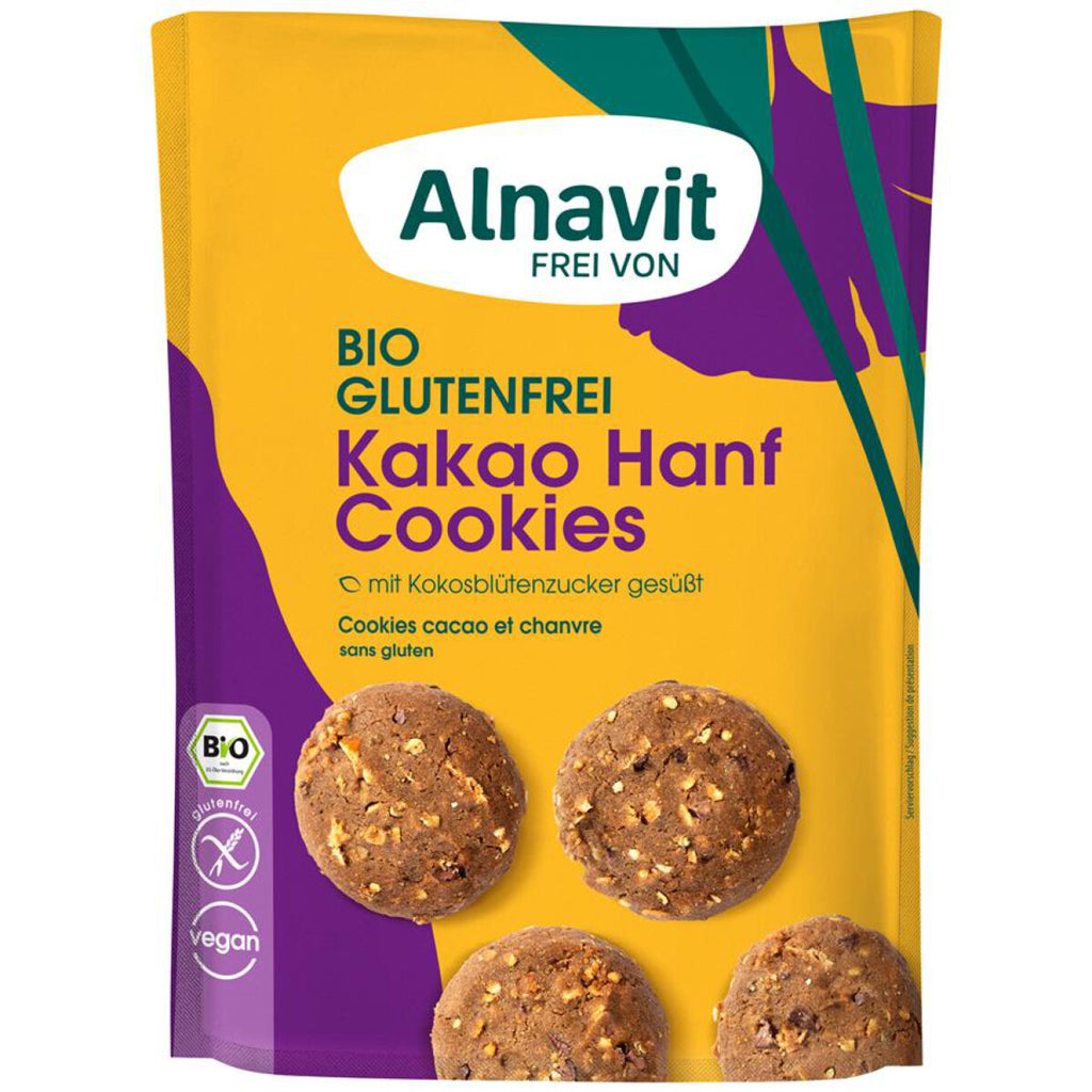 Alnavit Kakao Hanf Cookies glutenfrei bio vegan zöliakie