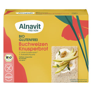 Alnavit Knusperbrot Buchweizen glutenfrei weizenfrei bio Zöliakie