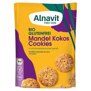 Alnavit Mandel Kokos Cookies Kekse glutenfrei weizenfrei Zöliakie