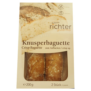 Backwaren Richter Knusperbaguette glutenfrei weizenfrei laktosefrei