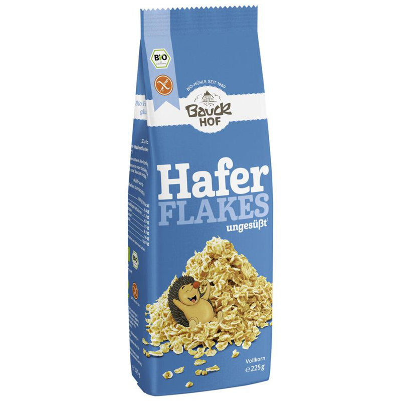 Bauckhof Haferflakes ungesüßt glutenfrei weizenfrei Zöliakie Bio Vegan