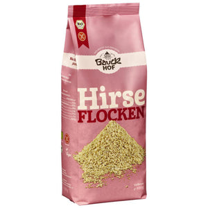 Bauckhof Hirseflocken Vollkorn Flakes glutenfrei weizenfrei bio