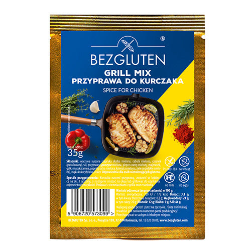 Bezgluten Grill Mix Grillgewürz Hühnchen glutenfrei weizenfrei