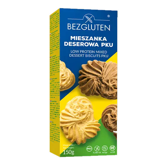 Bezgluten PKU Dessert Kekse eiweißarm glutenfrei laktosefrei