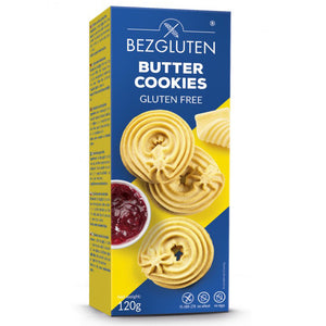 Bezgluten Butterkekse Butter Cookies glutenfrei weizenfrei Zöliakie