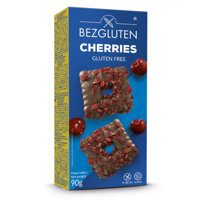 Bezgluten Cherries Schoko Kekse glutenfrei weizenfrei Zöliakie