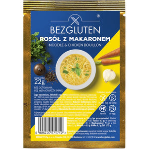 Bezgluten Hühnersuppe mit Nudeln Fertiggericht glutenfrei