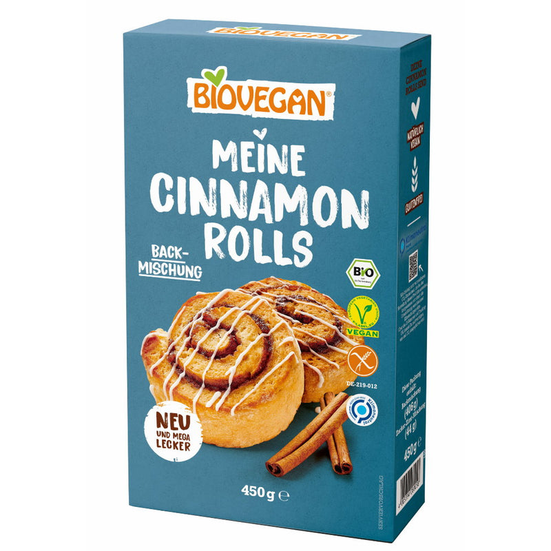 Biovegan Backmischung Zimtschnecken Meine Cinnamon Rolls glutenfrei