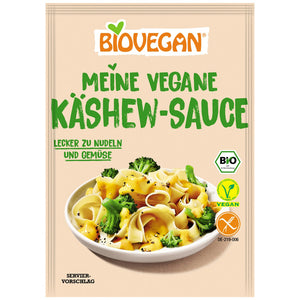 Biovegan Vegane Käshew Sauce glutenfrei weizenfrei bio Zöliakie
