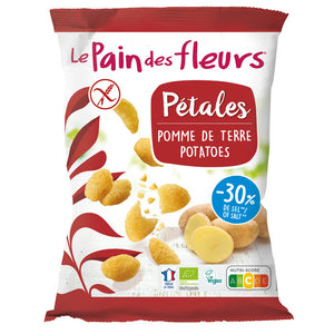 Bluembrot Petales Kartoffelchips gepufft glutenfrei weizenfrei vegan