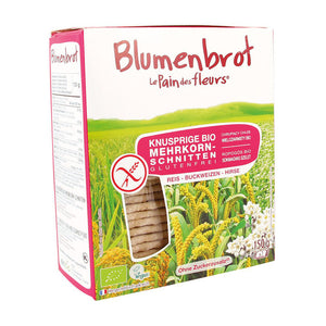 Blumenbrot Knusprige Mehrkorn Schnitten Bio Vegan Glutenfrei