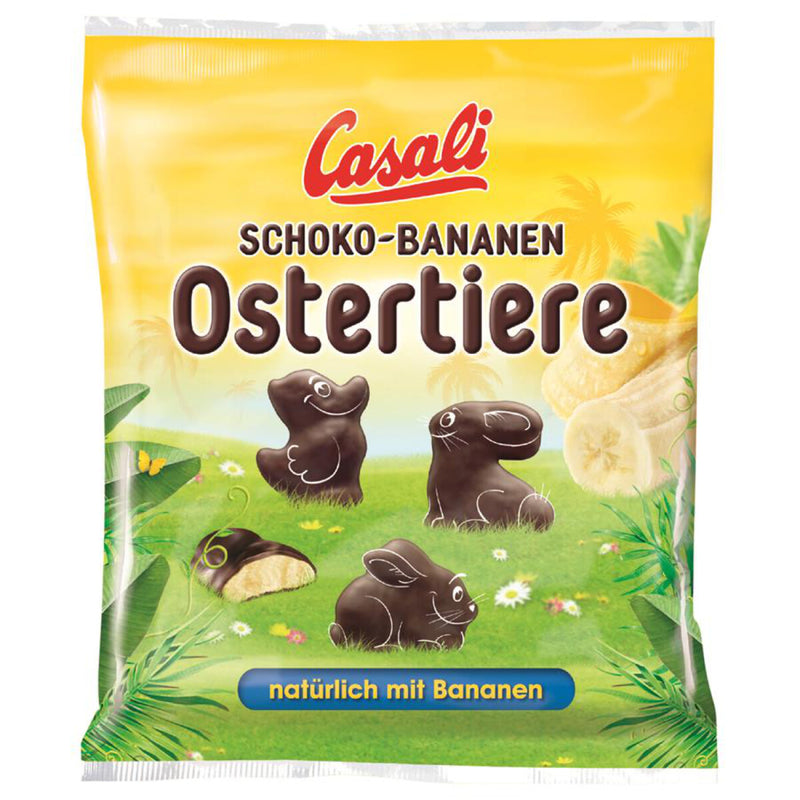 Casali Schokobananen Ostertiere mit Bananenmark glutenfrei Ostern