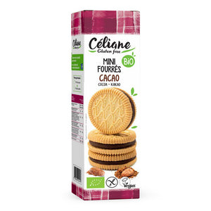 Celiane Mini Doppelkekse Kakao Bio Vegan glutenfrei weizenfrei Zöliakie