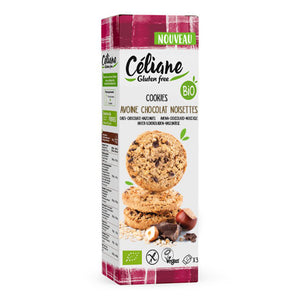 Celiane Schoko Haselnuss Hafer Cookies Kekse glutenfrei weizenfrei