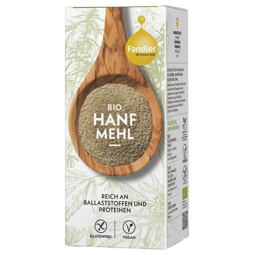 Ölmühle Fandler Hanfmehl BIO glutenfrei zertifiziert weizenfrei vegan
