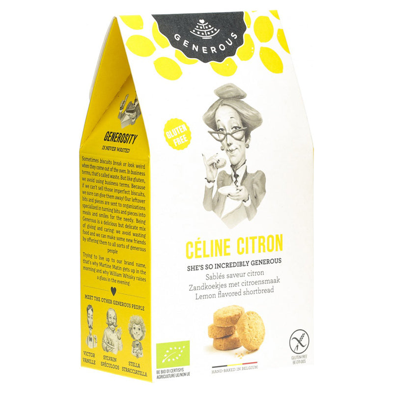 Generous Celine Citron Kekse glutenfrei weizenfrei bio Zöliakie