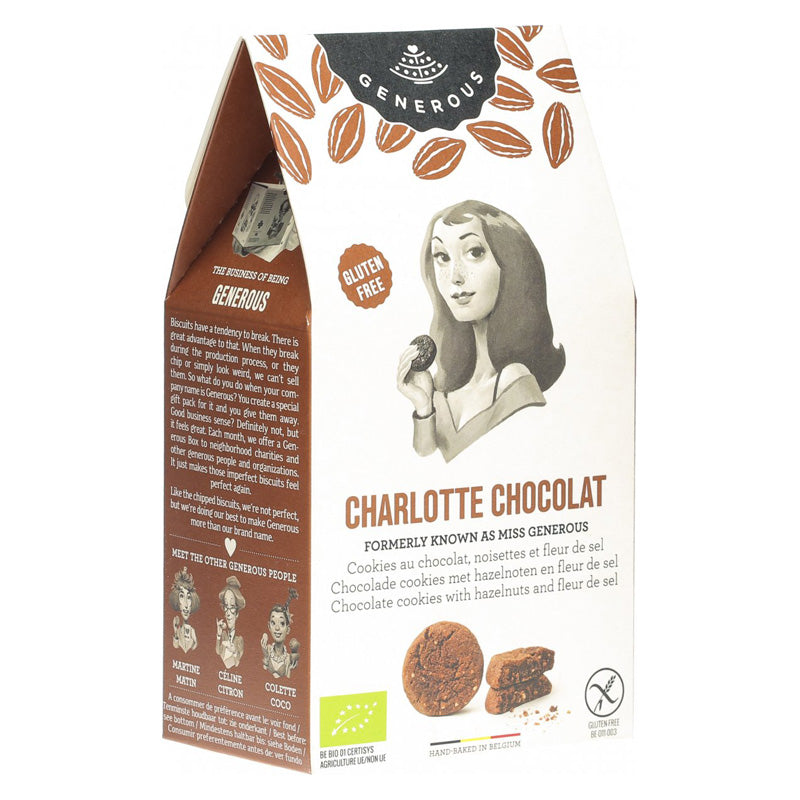 Generous Charlotte Chocolat handgemachte Kekse glutenfrei weizenfrei