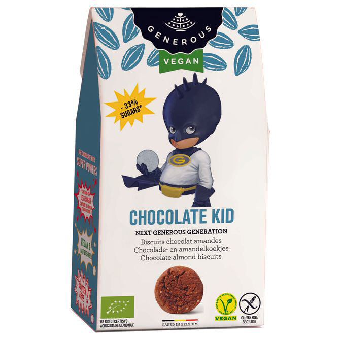 Generous Chocolate Kid Kekse glutenfrei weizenfrei bio vegan Zöliakie