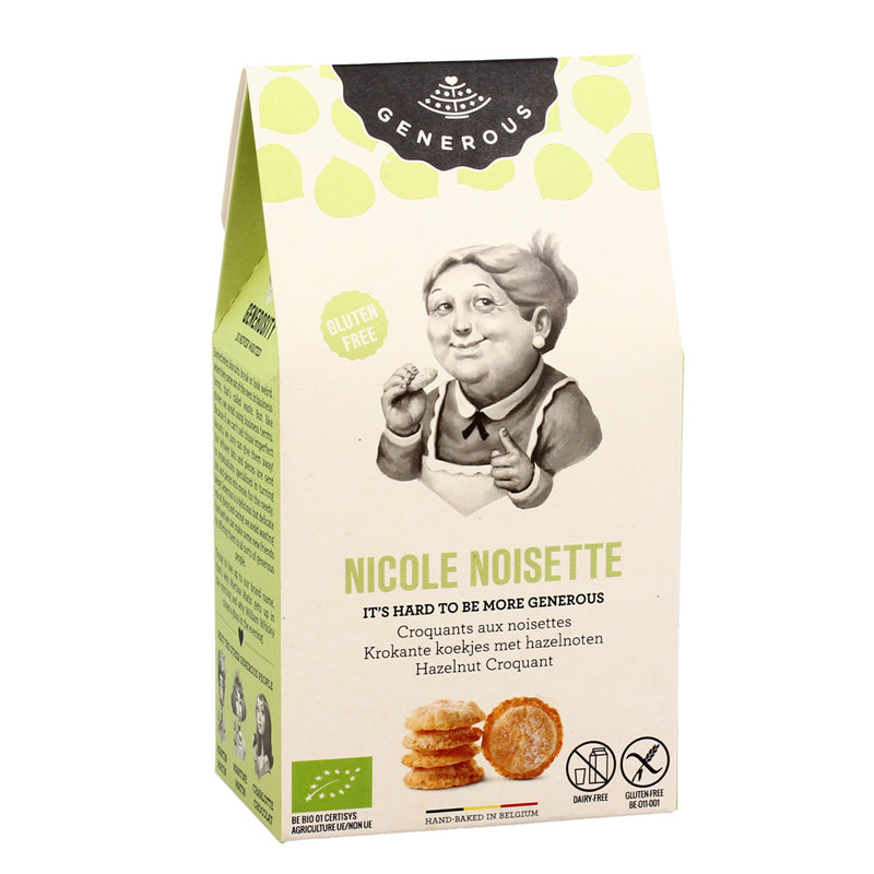 Generous Nicole Noisette handgemachte Kekse glutenfrei weizenfrei