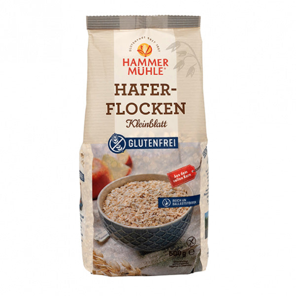 Hammermühle Haferflocken Kleinblatt glutenfrei weizenfrei