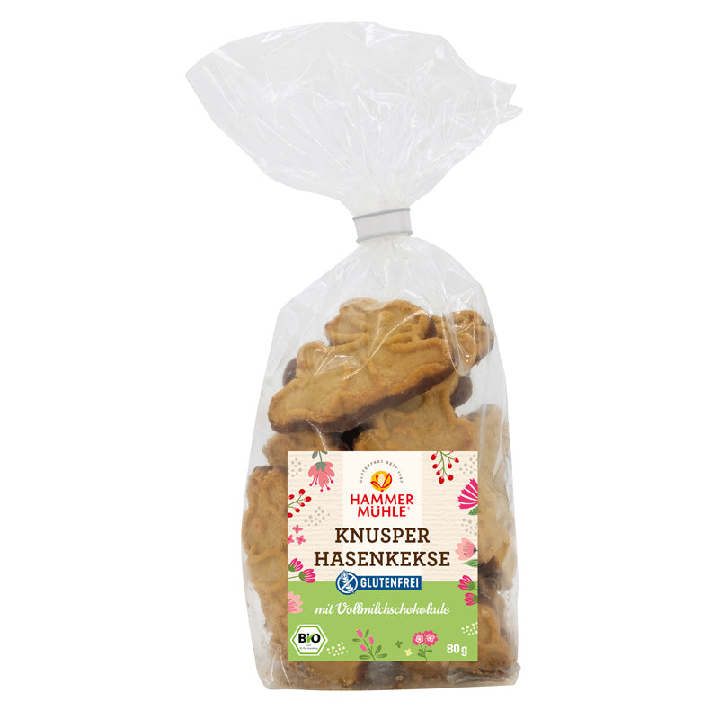 Hammermühle Knusper Hasenkekse Ostern glutenfrei weizenfrei