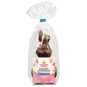 Hammermühle Schoko Osterhase vegan glutenfrei weizenfrei Zöliakie