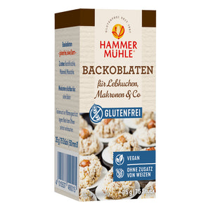 Hammermühle Backoblaten glutenfrei weizenfrei Zöliakie Hostien