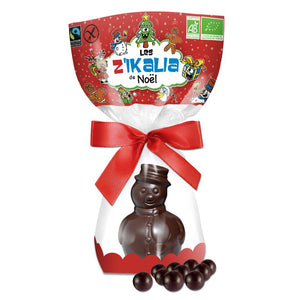 Ikalia Schneemann mit Knusperkugeln Weihnachten glutenfrei weizenfrei